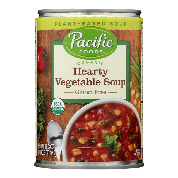 Pacific Foods - Soup Hearty Vegetable - Case of 12-16.3 Ounce