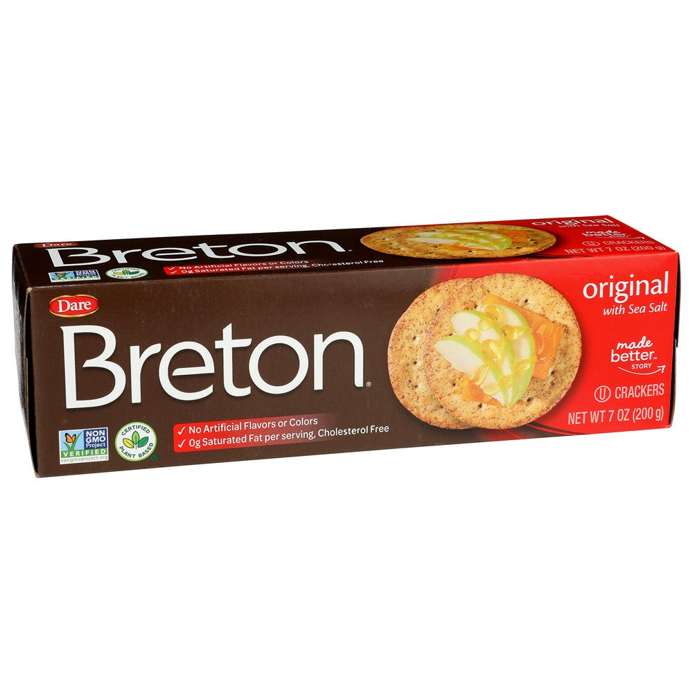 Dare Cracker Breton Original - 7 Ounce, Case of 12