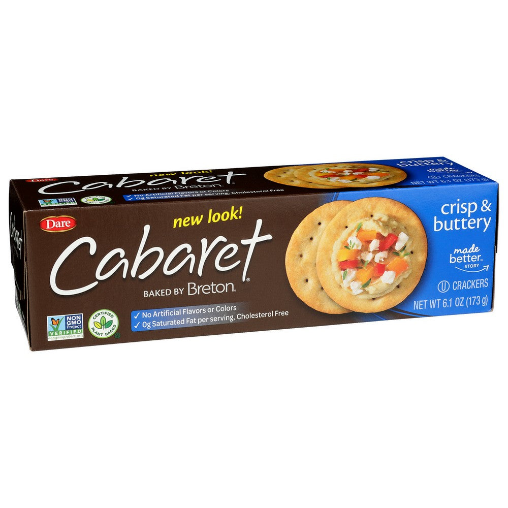 Dare Crackers Breton Cabaret - 6 Ounce, Case of 12
