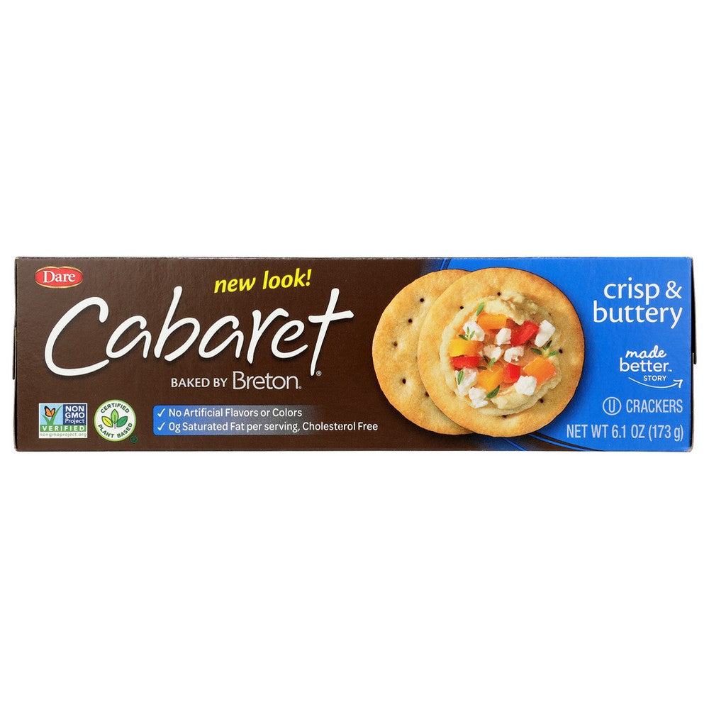 Dare Crackers Breton Cabaret - 6 Ounce, Case of 12
