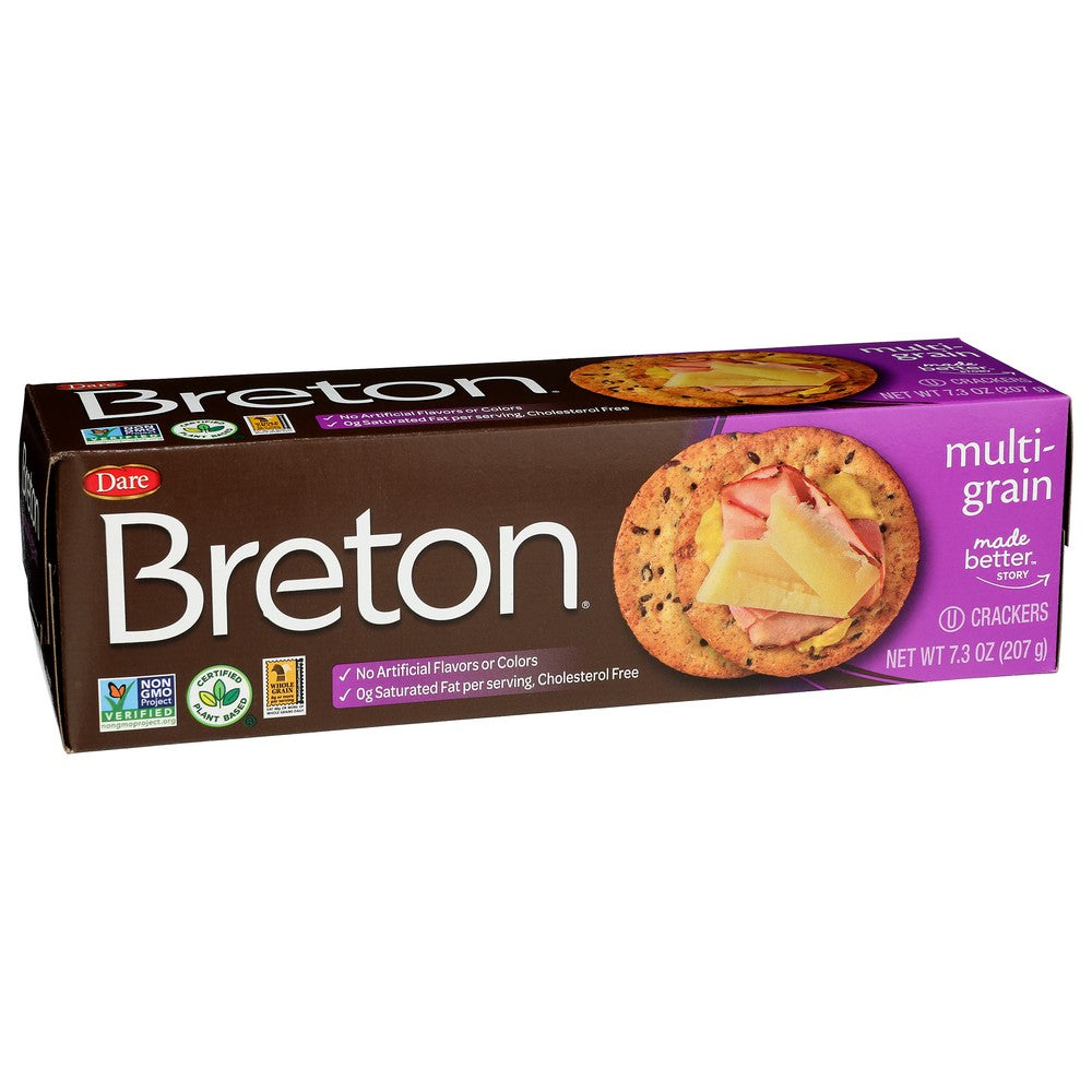 Dare Cracker Breton Multigrai - 7 Ounce, Case of 12