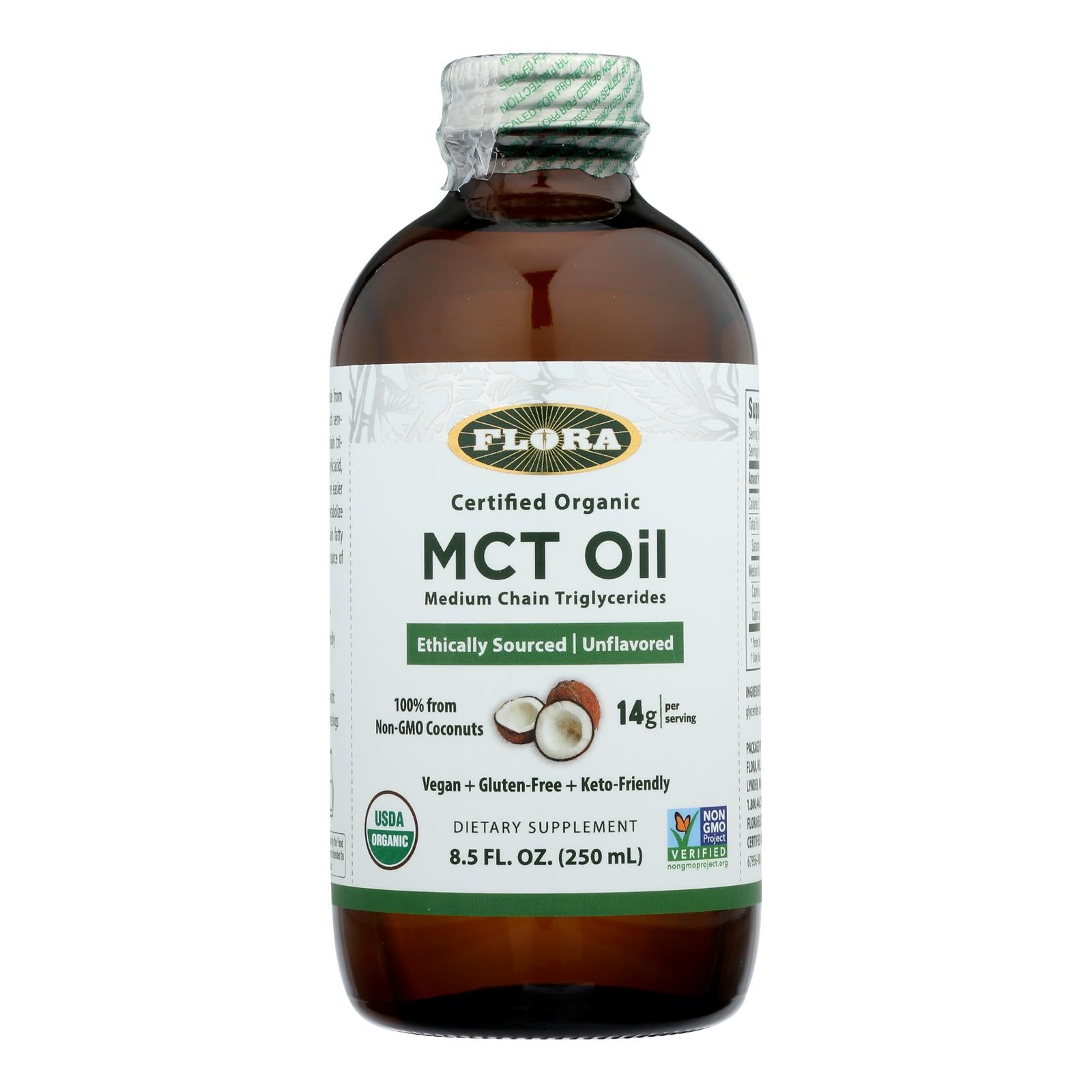 Flora - Mct Oil - 1 Each-8.5 Fluid Ounce