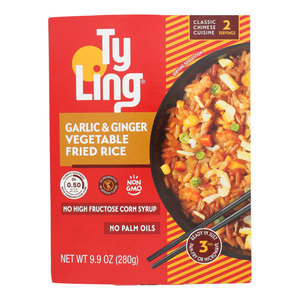 Ty Ling - Rice Fried Gar Ginger Veg - Case of 10-9.9 Ounce