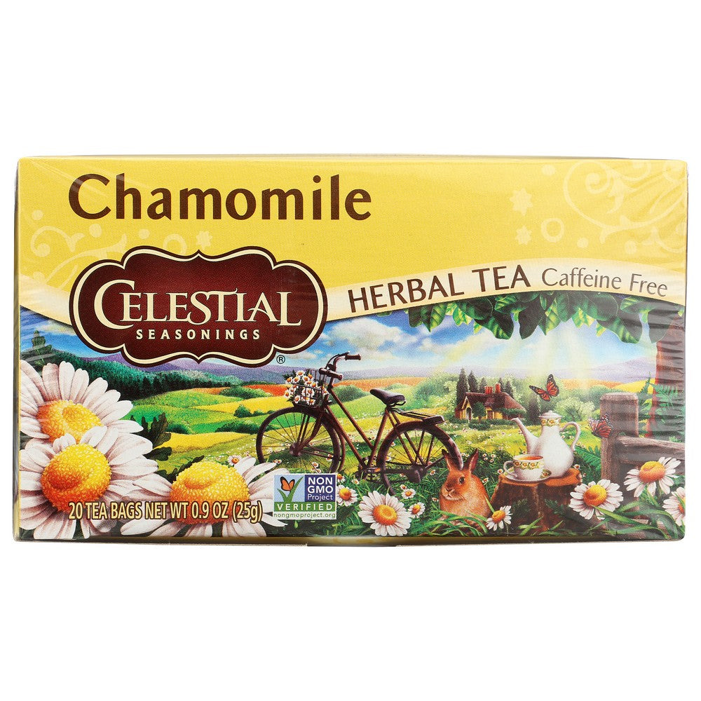 Celestial Seasonings Tea Herb Chamomile - 20 Bag, Case of 6