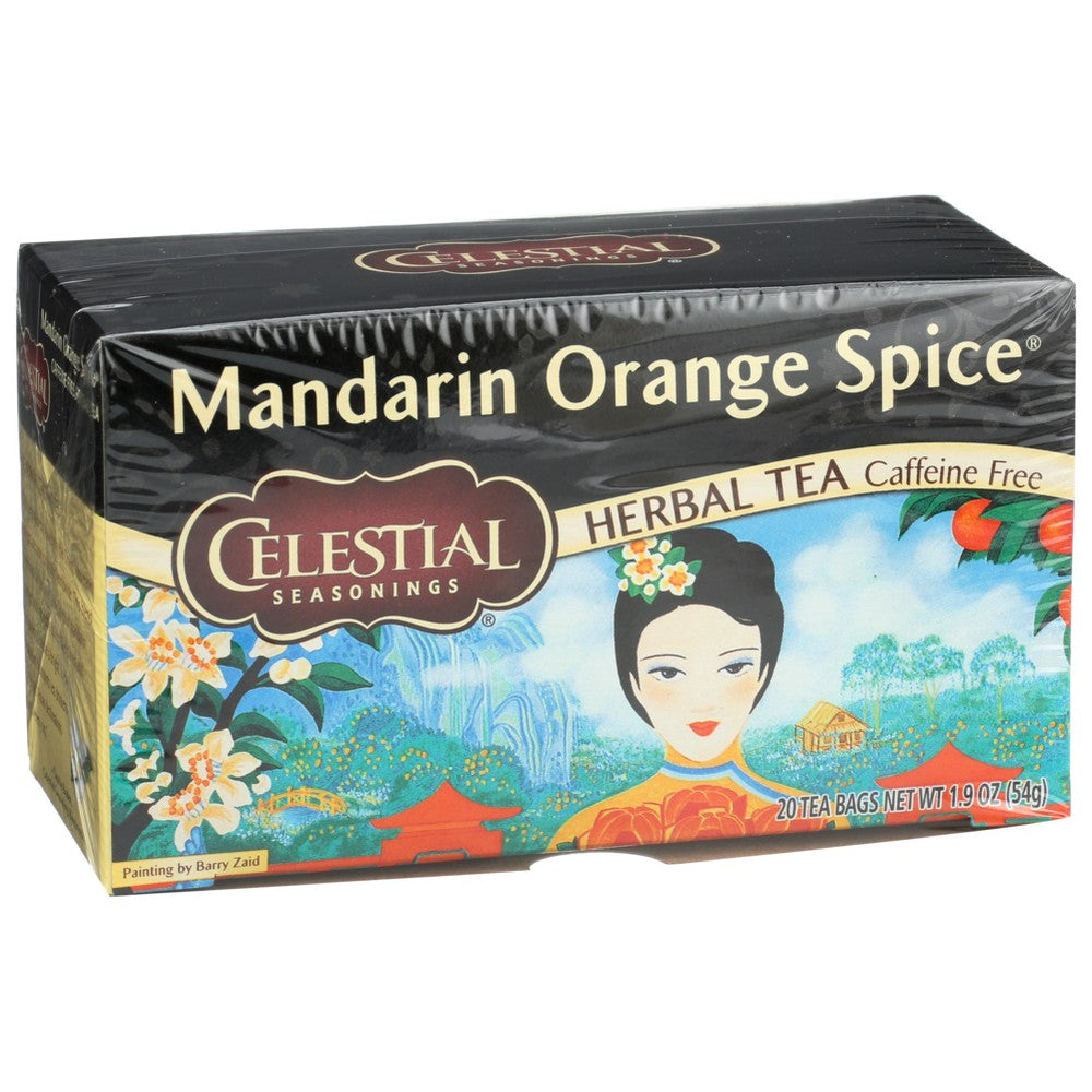 Celestial Seasonings Tea Herb Mandarin Orange - 20 Bag, Case of 6