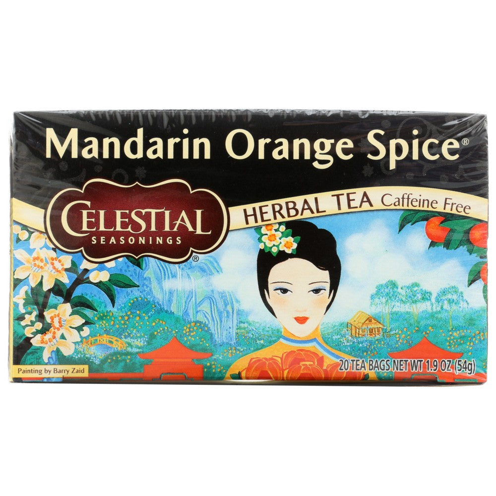 Celestial Seasonings Tea Herb Mandarin Orange - 20 Bag, Case of 6