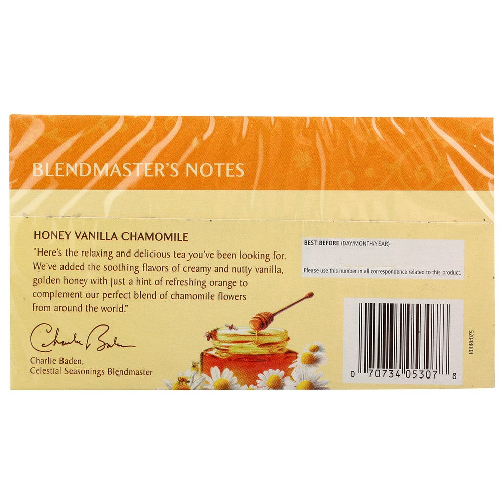 Celestial Seasonings Tea Herb Honey Van Chamo - 20 Bag, Case of 6