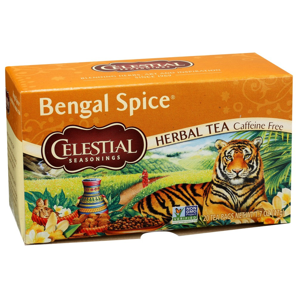 Celestial Seasonings Tea Herb Bengal Spice - 20 Bag, Case of 6
