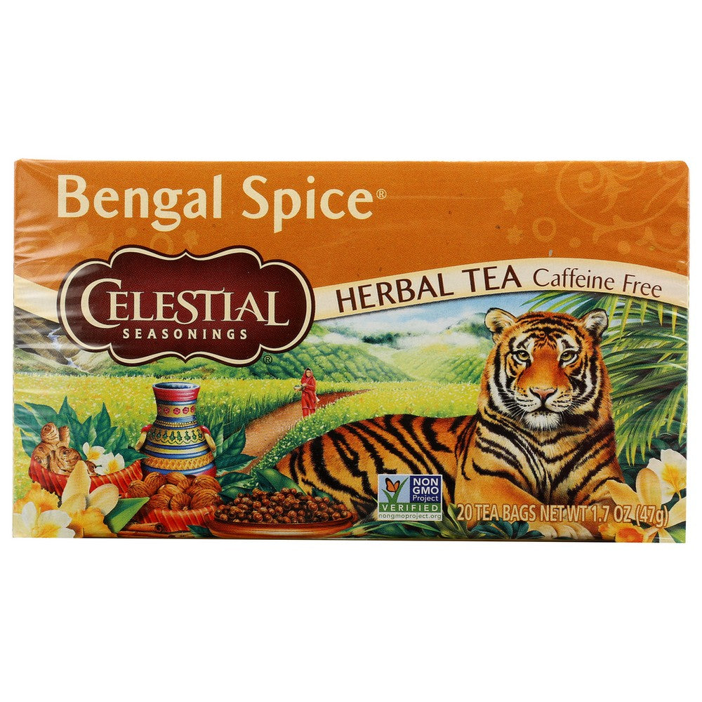 Celestial Seasonings Tea Herb Bengal Spice - 20 Bag, Case of 6