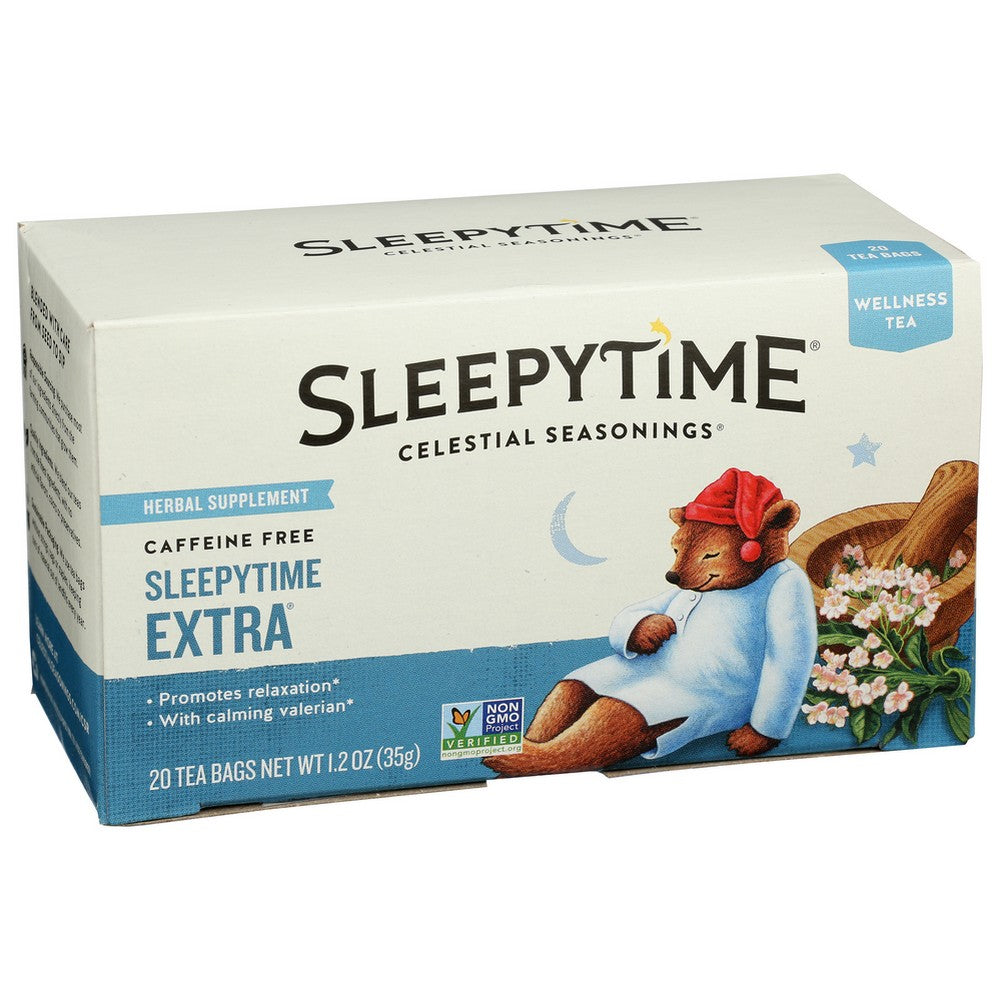 Celestial Seasonings Tea Herb Sleepytime Xtra - 20 Bag, Case of 6