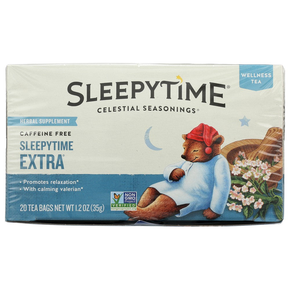 Celestial Seasonings Tea Herb Sleepytime Xtra - 20 Bag, Case of 6