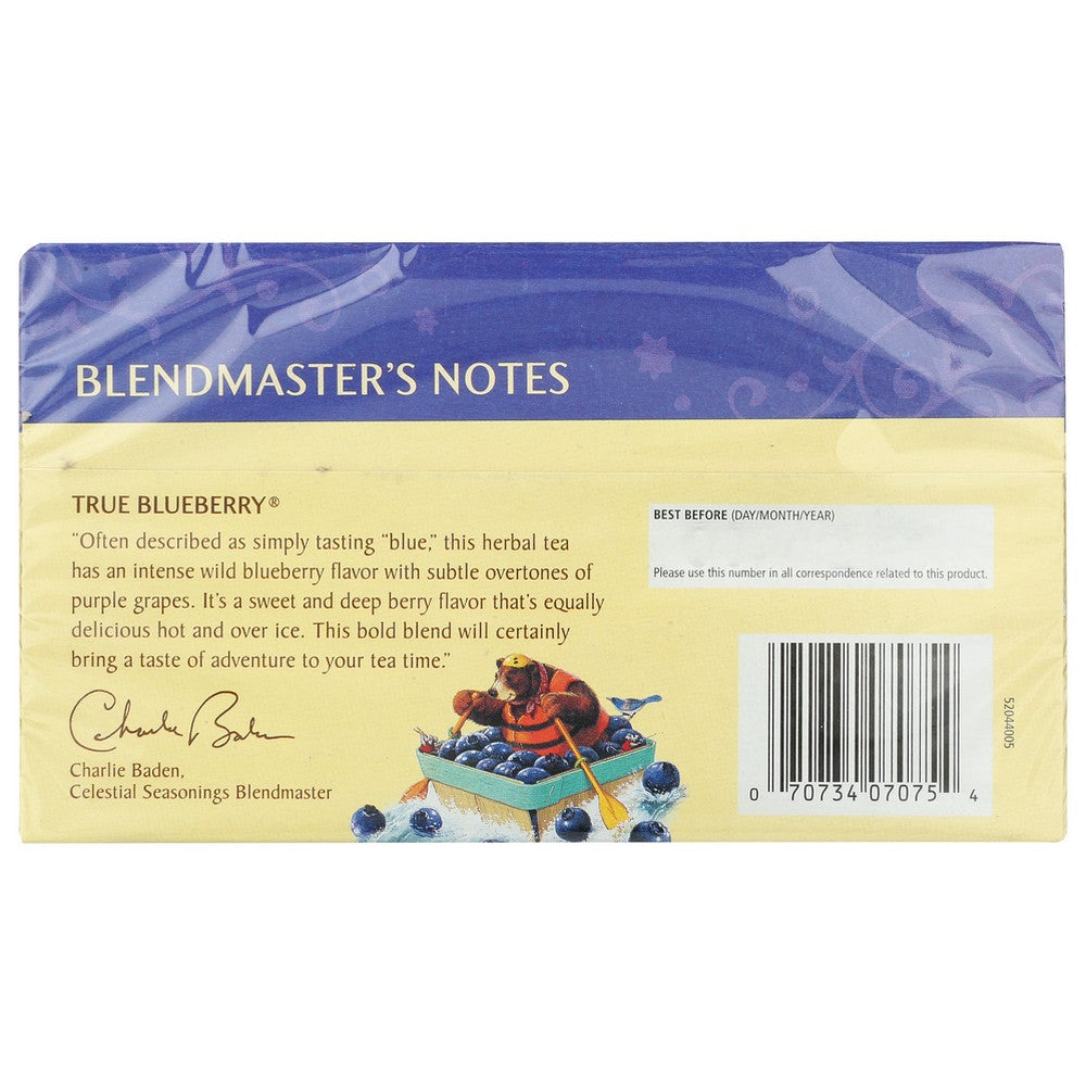 Celestial Seasonings Tea Green Zingr True Blub - 20 Bag, Case of 6