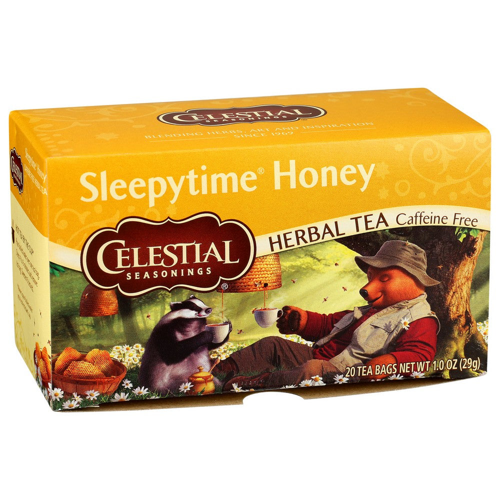 Celestial Seasonings Tea Herb Sleepytime Hney - 20 Bag, Case of 6