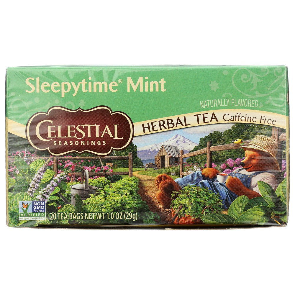 Celestial Seasonings Tea Herb Sleepytime Mint - 20 Bag, Case of 6