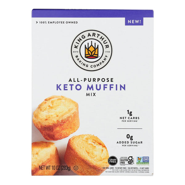 King Arthur Baking Company - Mix Muffin Keto - Case of 8-10 Ounce