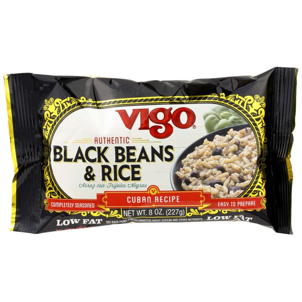 Vigo Rice Mix & Blk Bean - 8 Ounce, Case of 12
