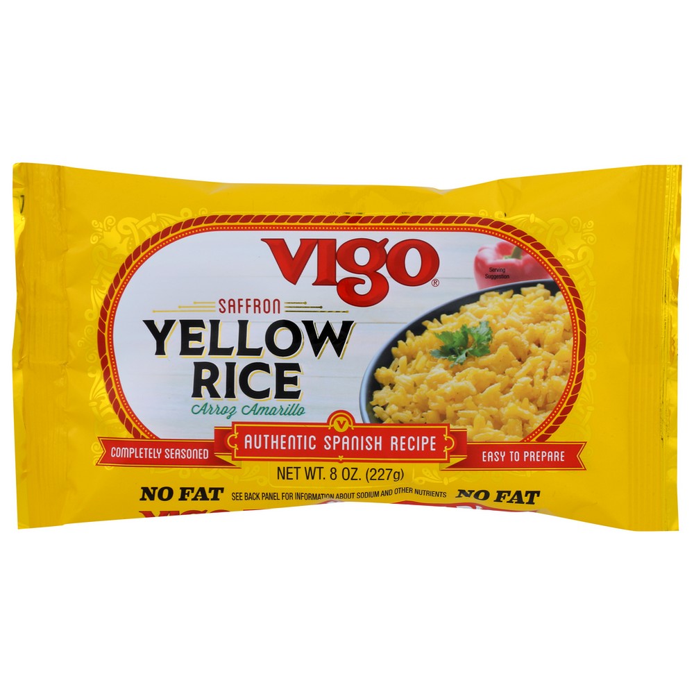 Vigo Rice Yellow - 8 Ounce, Case of 12