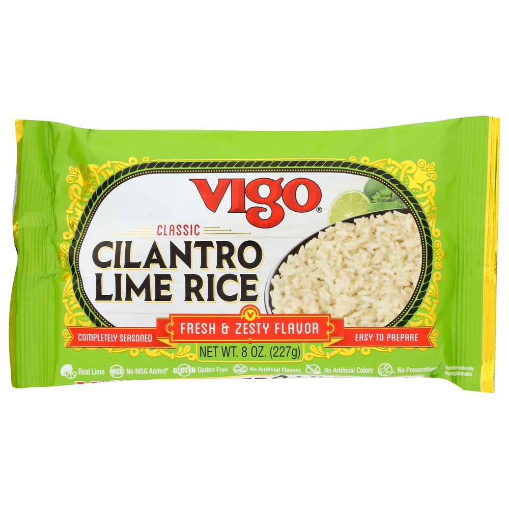 Vigo Rice Cilantro Lime - 8 Ounce, Case of 12