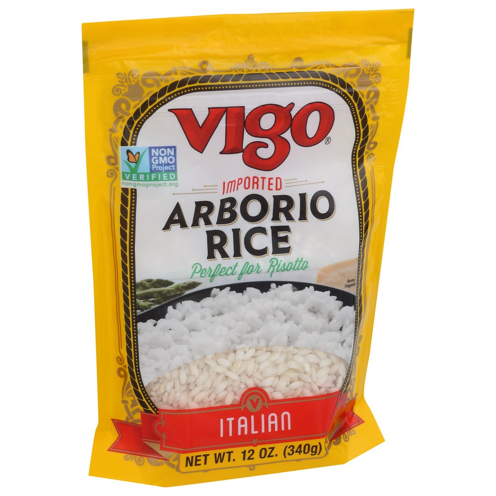 Vigo Rice Arborio Bag - 12 Ounce, Case of 6