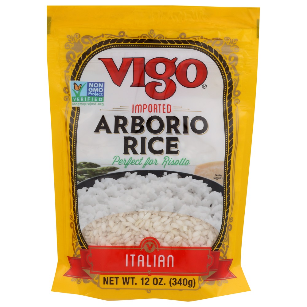 Vigo Rice Arborio Bag - 12 Ounce, Case of 6