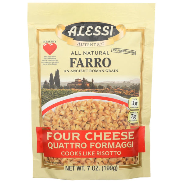 Alessi 80137, Alessi Farro, Four Cheese, Quattro Formaggi, 7 Oz.,  Case of 6