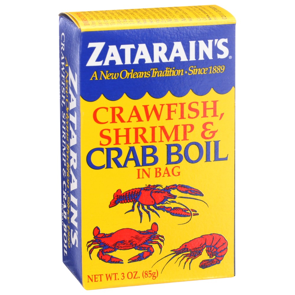 Zatarains Boil Dry Crwfsh Shrimp Crab - 3 Ounce, Case of 6