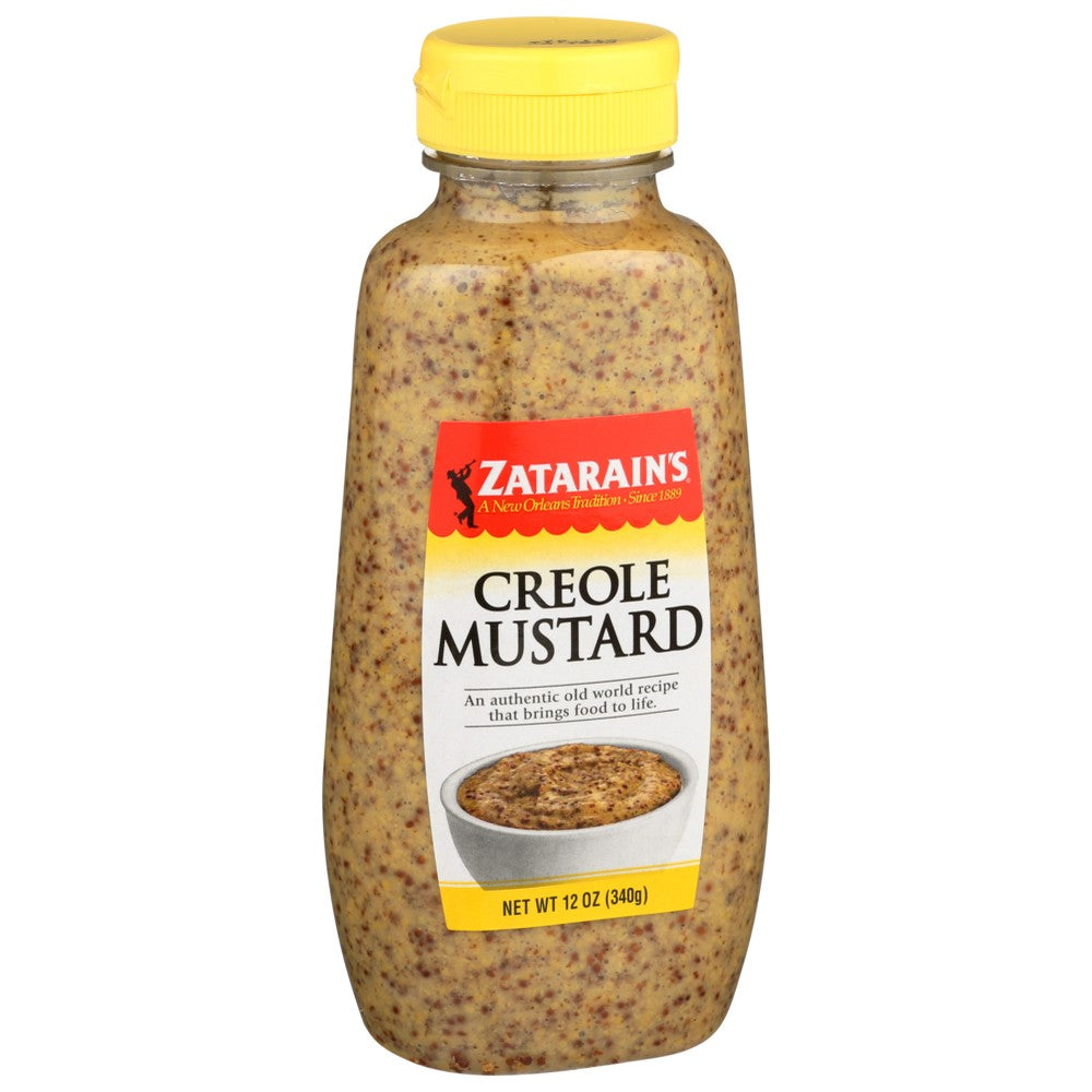 Zatarains Mustard Squeeze Creole - 12 Ounce, Case of 6