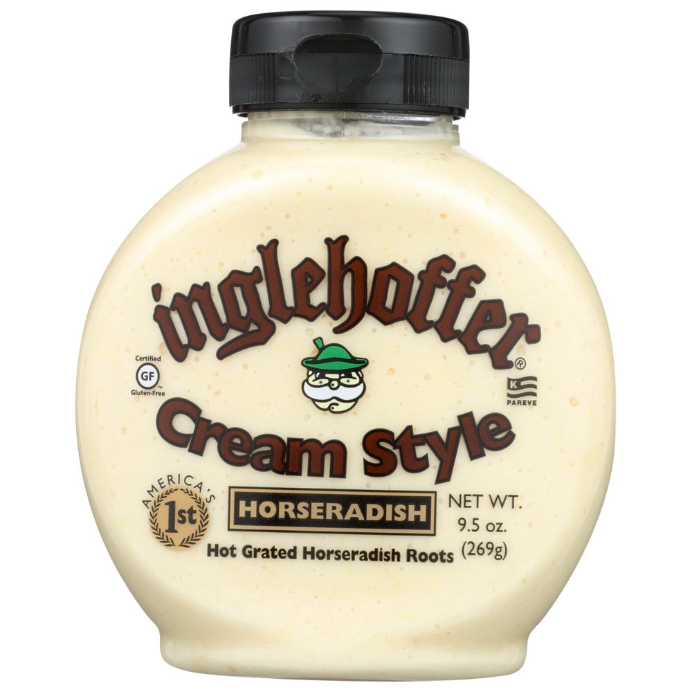 Inglehoffer Horseradish Squeeze Cream - 10 Ounce, Case of 6
