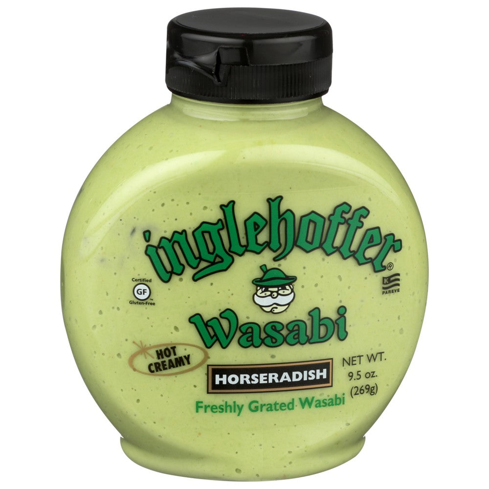 Inglehoffer Horseradish Squeeze Wasabi - 10 Ounce, Case of 6