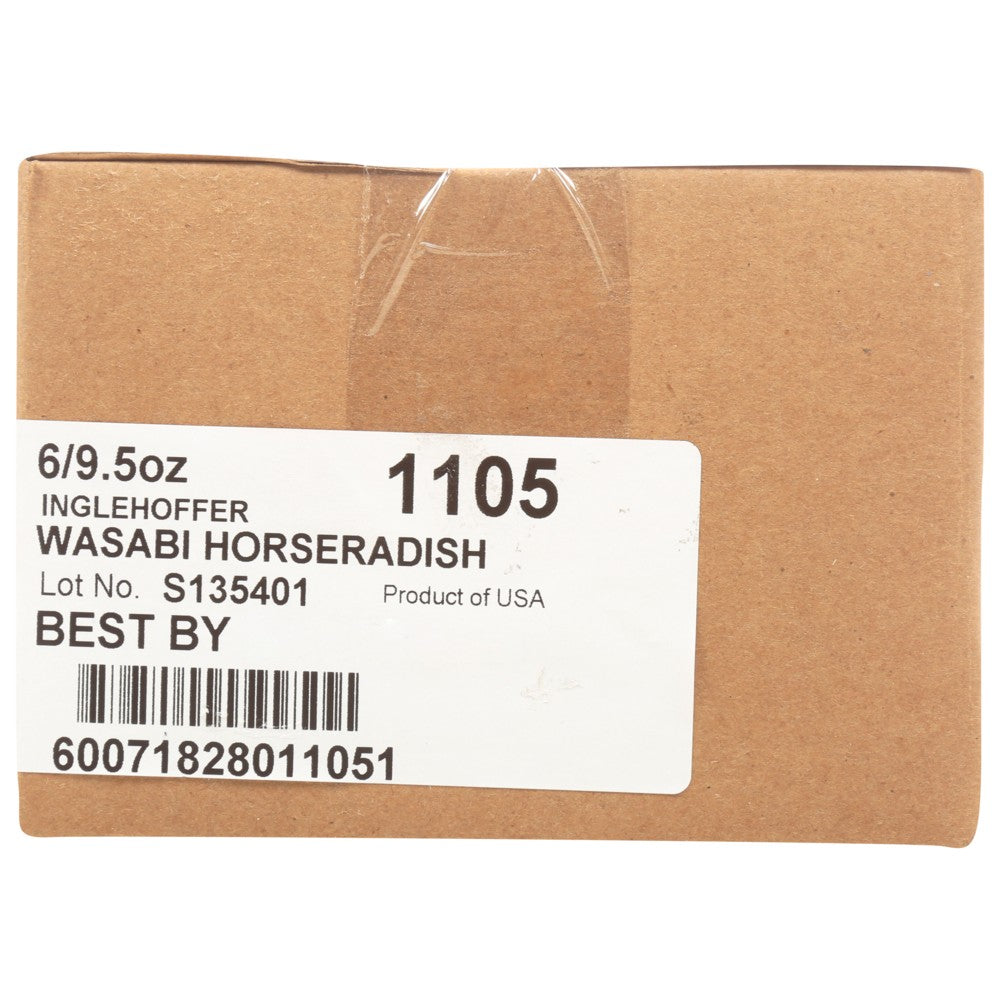 Inglehoffer Horseradish Squeeze Wasabi - 10 Ounce, Case of 6