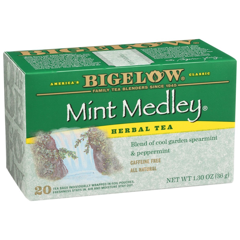 Bigelow Tea Mint Medley 20bg - 1 Ounce, Case of 6