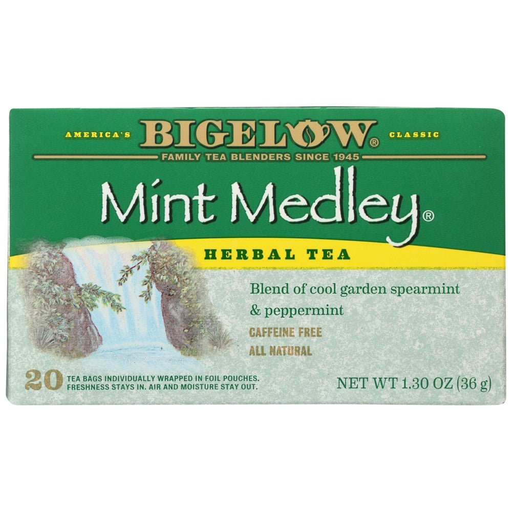 Bigelow Tea Mint Medley 20bg - 1 Ounce, Case of 6