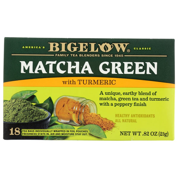Bigelow , Matcha Green Turmeric Matcha Green Tea With Turmeric 0.82 Ounce,  Case of 6