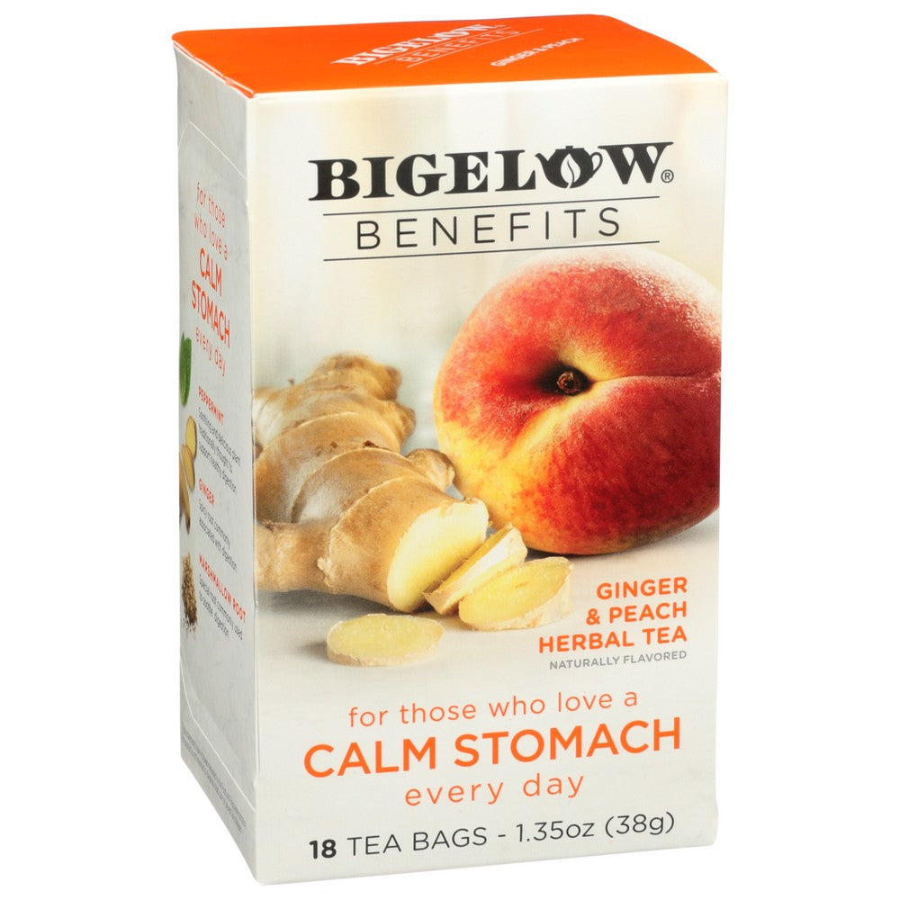 Bigelow Tea Ginger & Peach - 1 Ounce, Case of 6