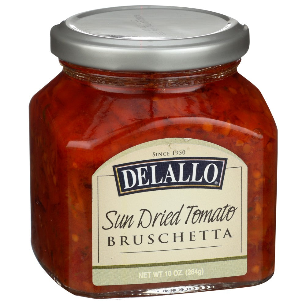 Delallo Bruschetta Sundried Tomato - 10 Ounce, Case of 6