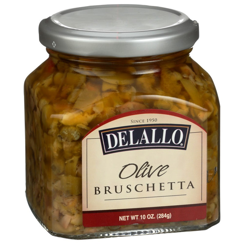 Delallo® 13618, Delallo Olive Bruschetta, 10 Oz.,  Case of 6