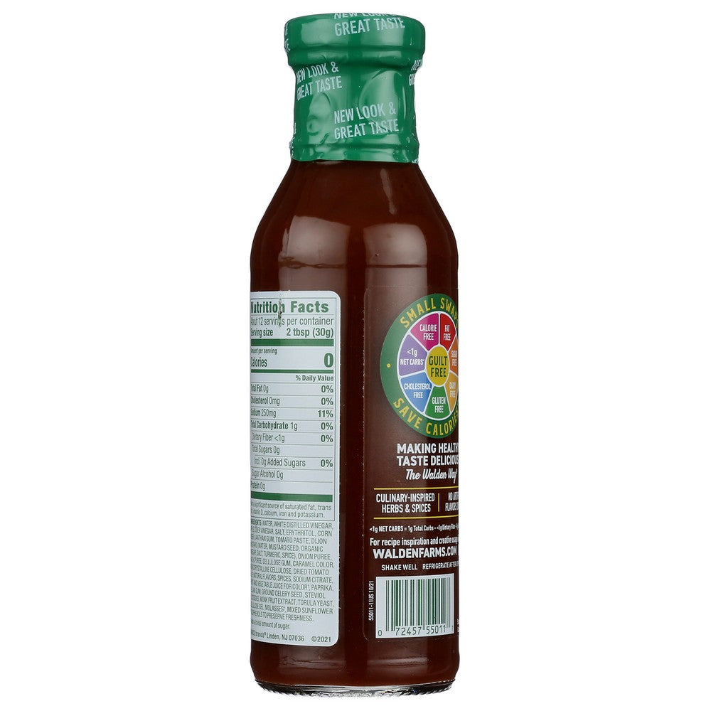 Walden Farms Sauce Bbq Cf Original - 12 FL, Case of 6