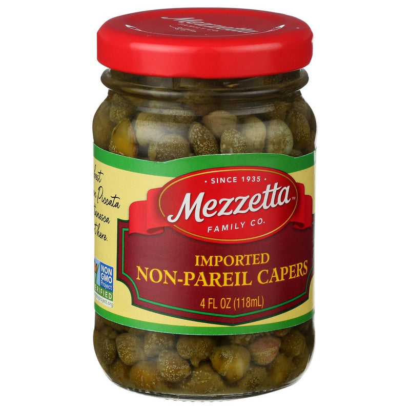 Mezzetta® 10100403, Mezzetta Imported Gourmet Non-Pareil Capers, 4 Fl. Oz.,  Case of 12