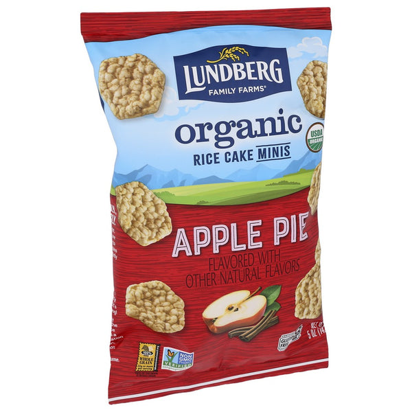 Lundberg Family Farms® F56800, Apple Pie Organicanic Apple Pie Rice Cake Minis 5 Ounce,  Case of 6