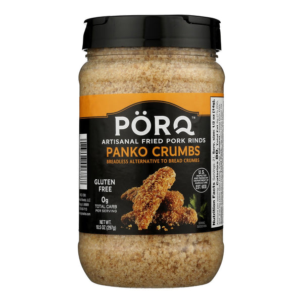 Porq - Panko Crumbs Breadless - Case of 6-10.5 Ounce