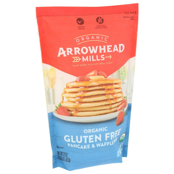Arrowhead Mills Mix Pancake Gf Organicanic - 22 Ounce,  Case of 6