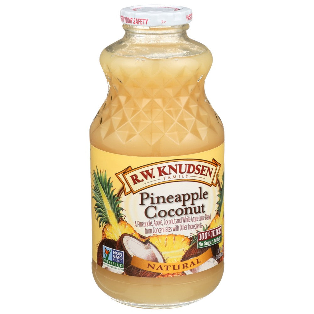 Knudsen Juice Pineaple Coconut - 32 Fluid Ounce, Case of 6