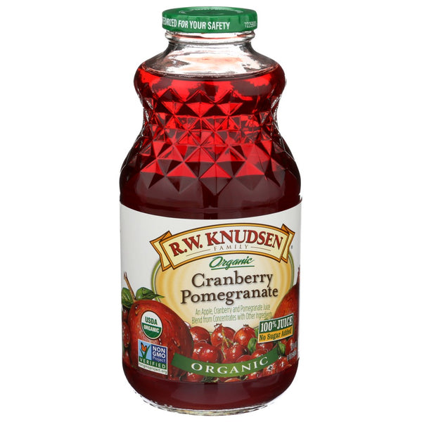 R.W. Knudsen Family® 10028, Rw Knudsen Juice, Organicanic Cranberry Pomegranate, 32 Fl. Oz.,  Case of 6