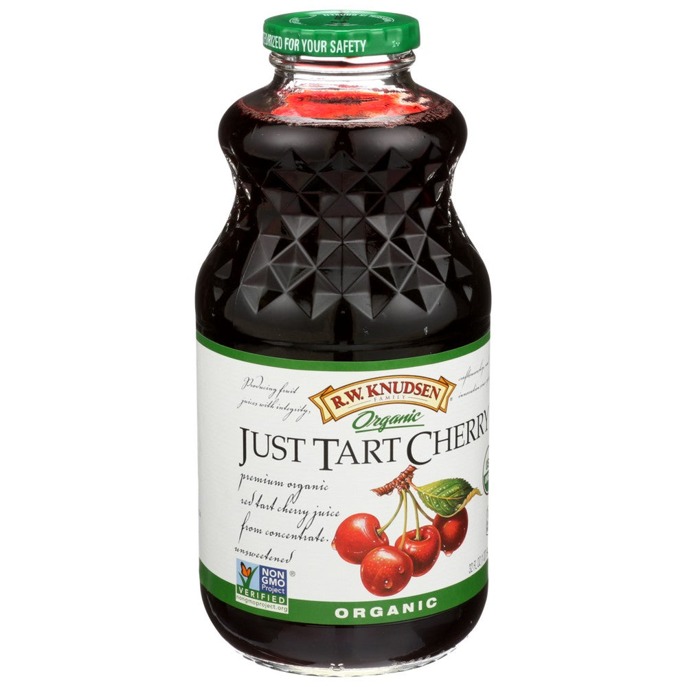 Knudsen Juice Just Tart Cherry Organic - 32 Fluid Ounce, Case of 6