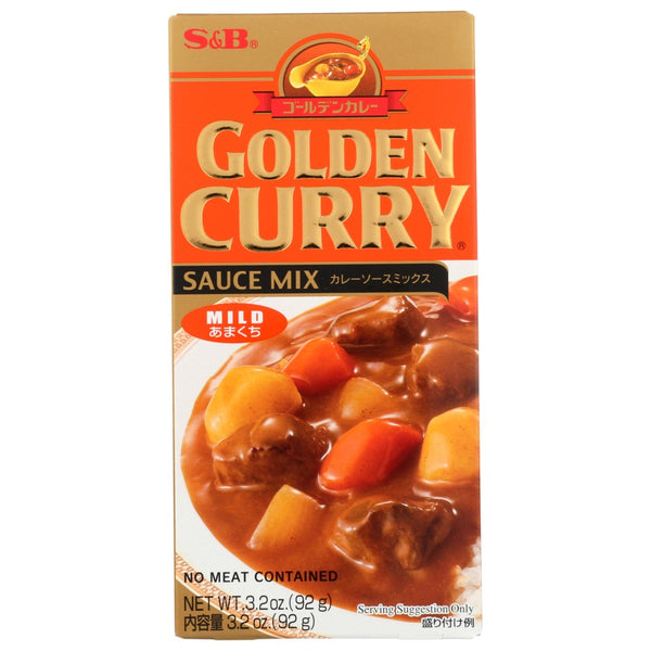 S&B® , Mild Golden Curry® Sauce Mix 3.2 Ounce,  Case of 12