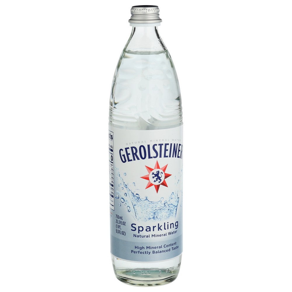 Gerolsteiner Water Mineral Sparkling - 25 Fluid Ounce, Case of 15