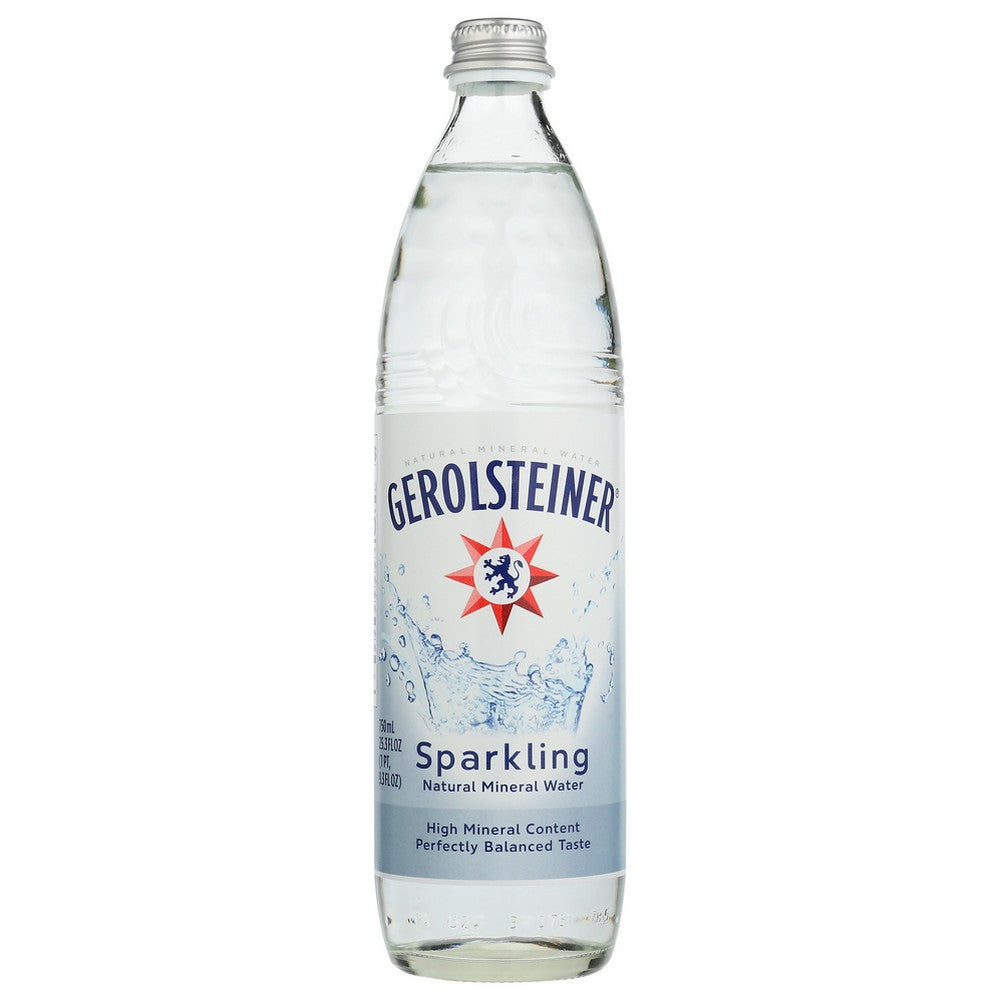 Gerolsteiner Water Mineral Sparkling - 25 Fluid Ounce, Case of 15