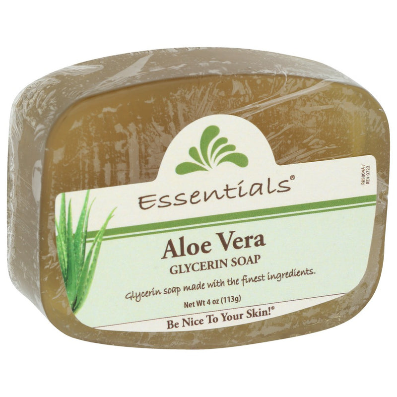 Essentials® 876800010, Clearly Natural Essentials Bar Soap, Aloe Vera, 4 Oz.  ,  Case of 3