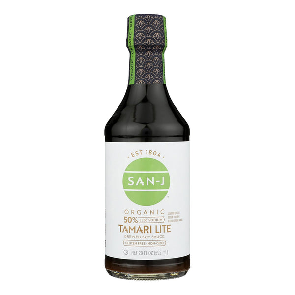 San-j - Soy Sauce Tamari Lite - Case of 6-20 Fluid Ounce