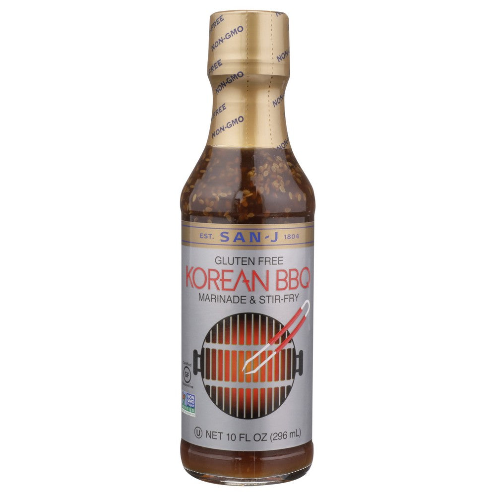 San J Sauce Korean Bbq Stir Fry - 10 Ounce, Case of 6